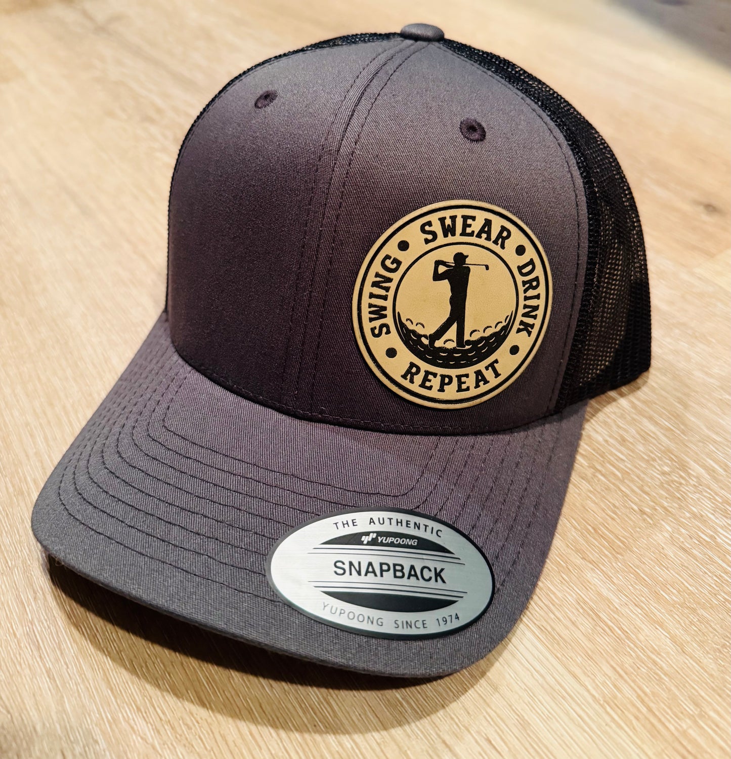 Swear Swing Repeat Golf Hat