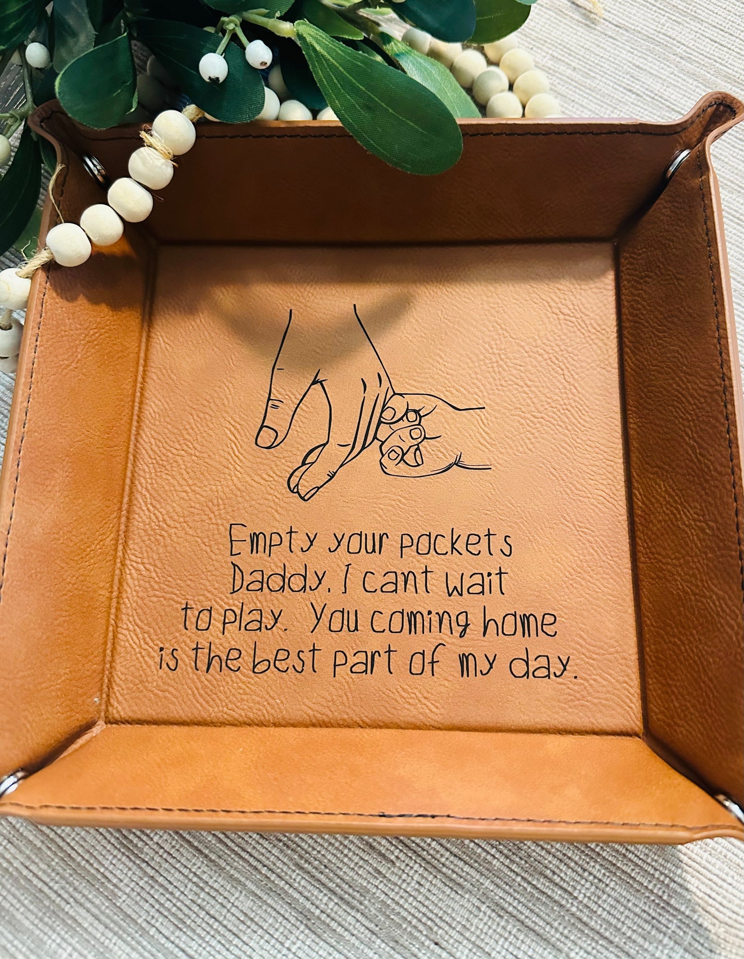 Leatherette Daddy Caddy