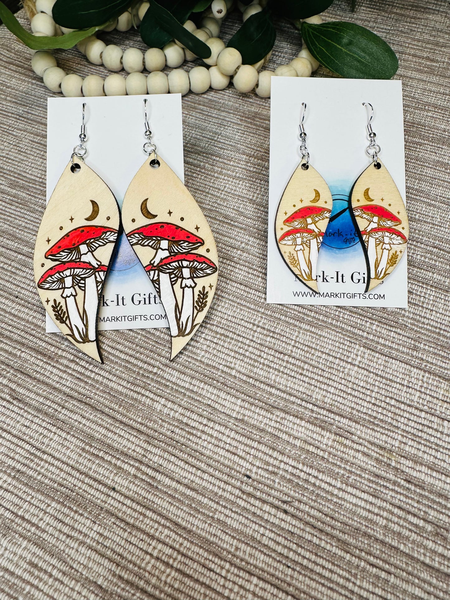 Mushroom Earrings