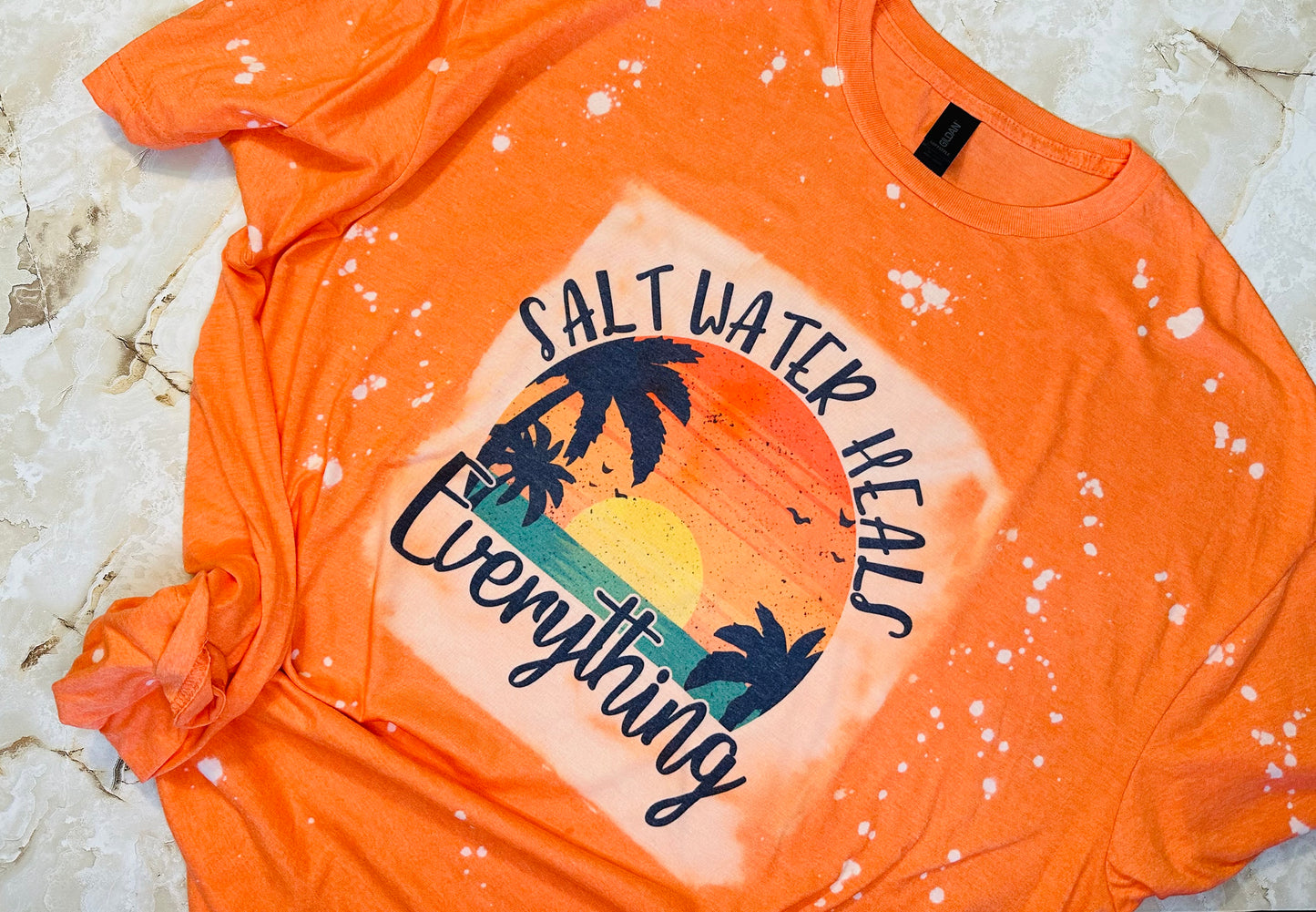 Bleached Saltwater Heals Everything T-Shirt