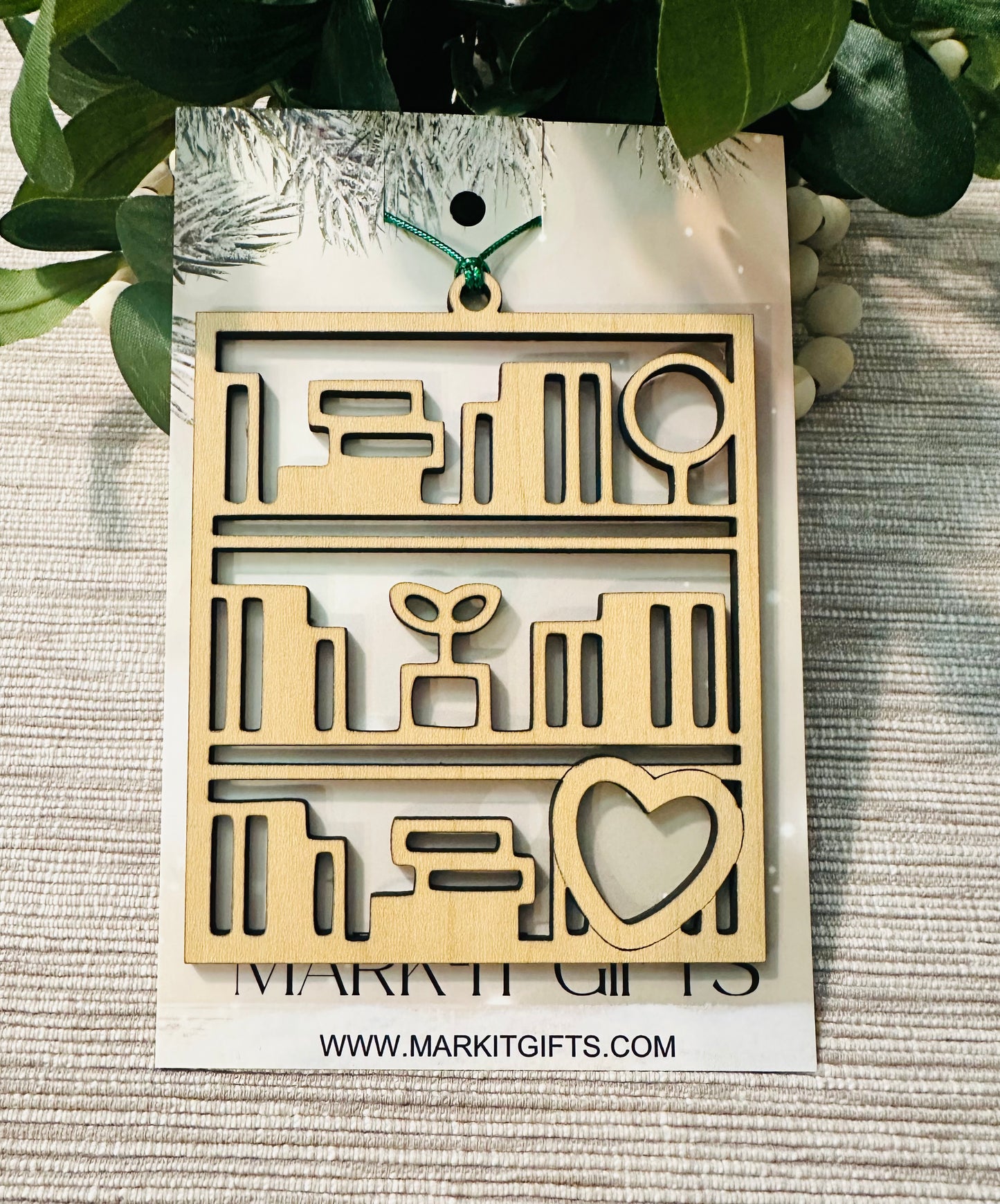 Lost in the Pages Book Ornament