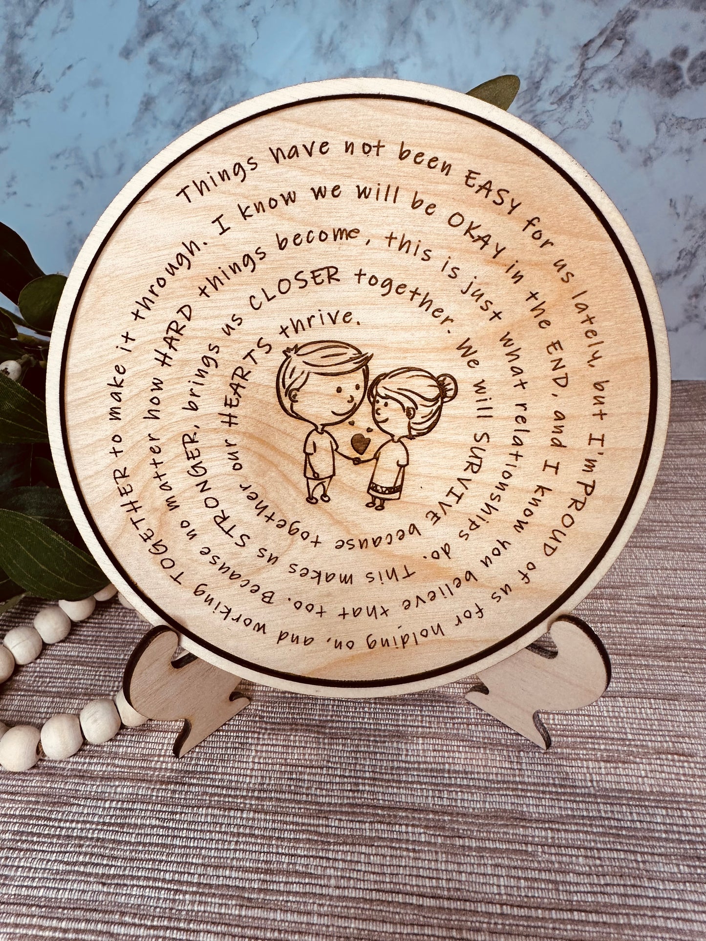 Couple’s Poem Sign