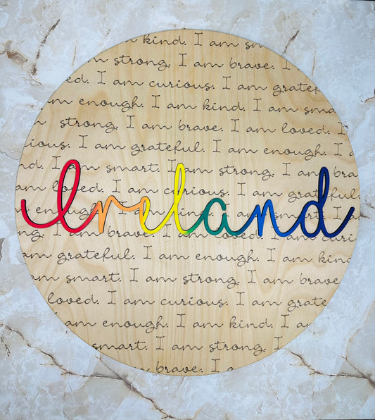 Positive Affirmations Sign