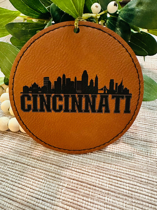 Cincinnati Skyline Ornament