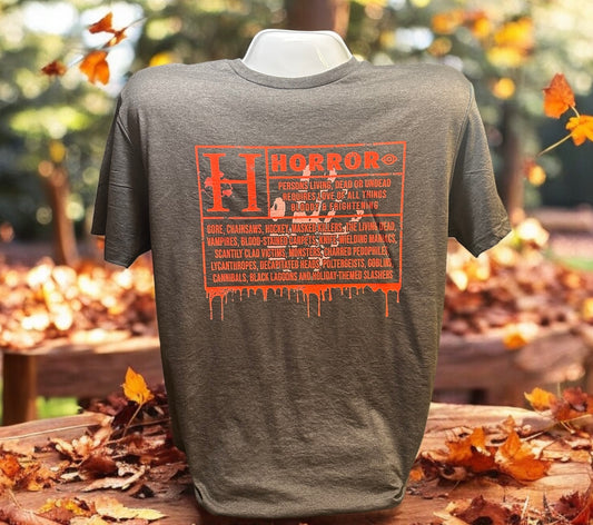 Horror Words T-Shirt