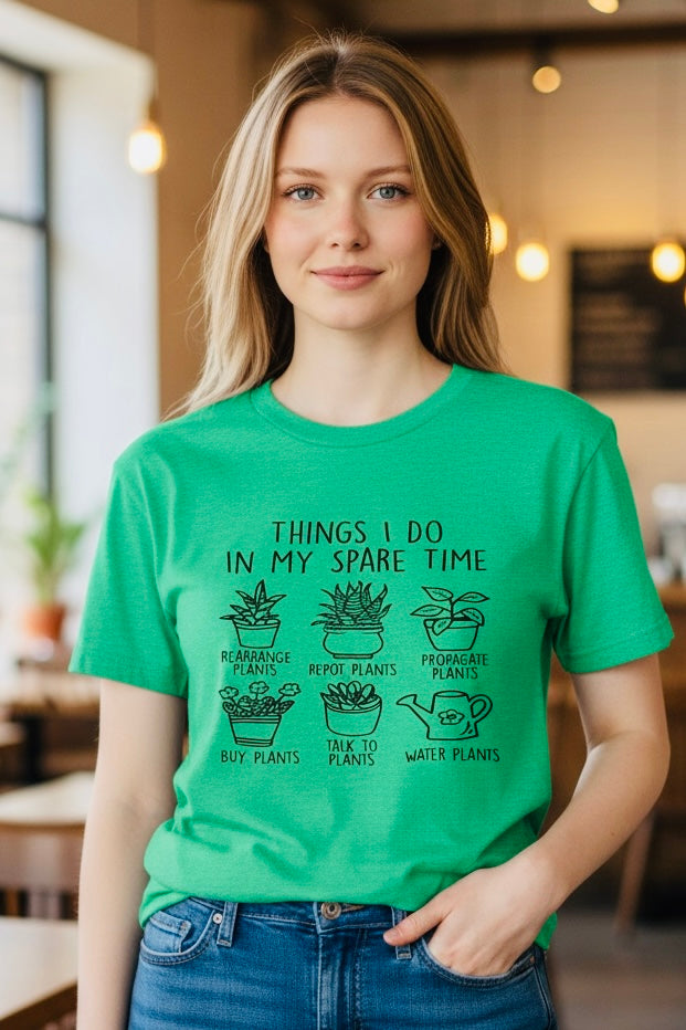 Spare Time Plant T-Shirt