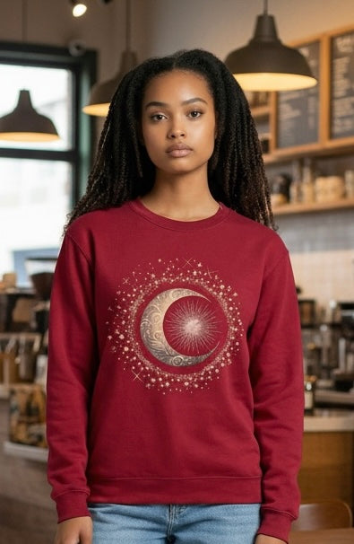 Golden Moon And Sun Sweatshirt