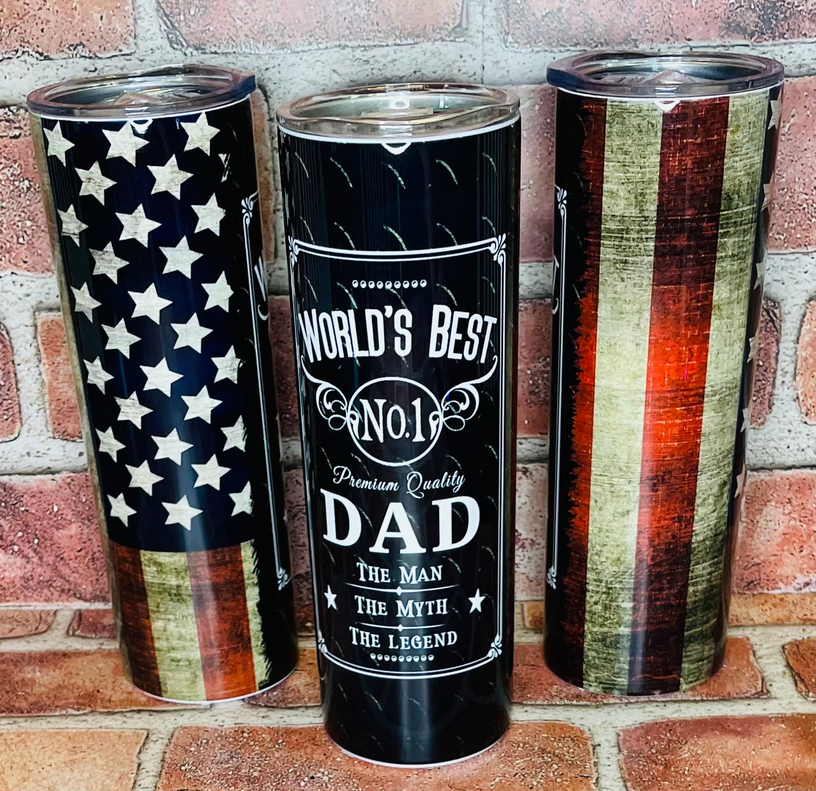 Best Dad Ever Stainless-steel Travel Mug / Personalized Insulated
