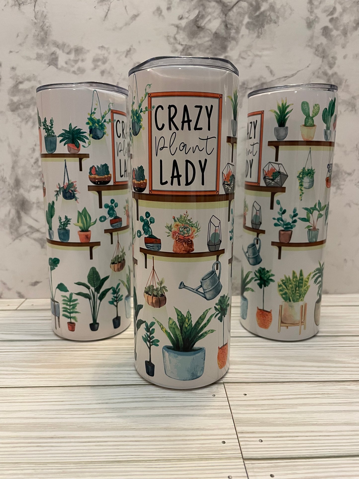 20oz Crazy Plant Lady Tumbler