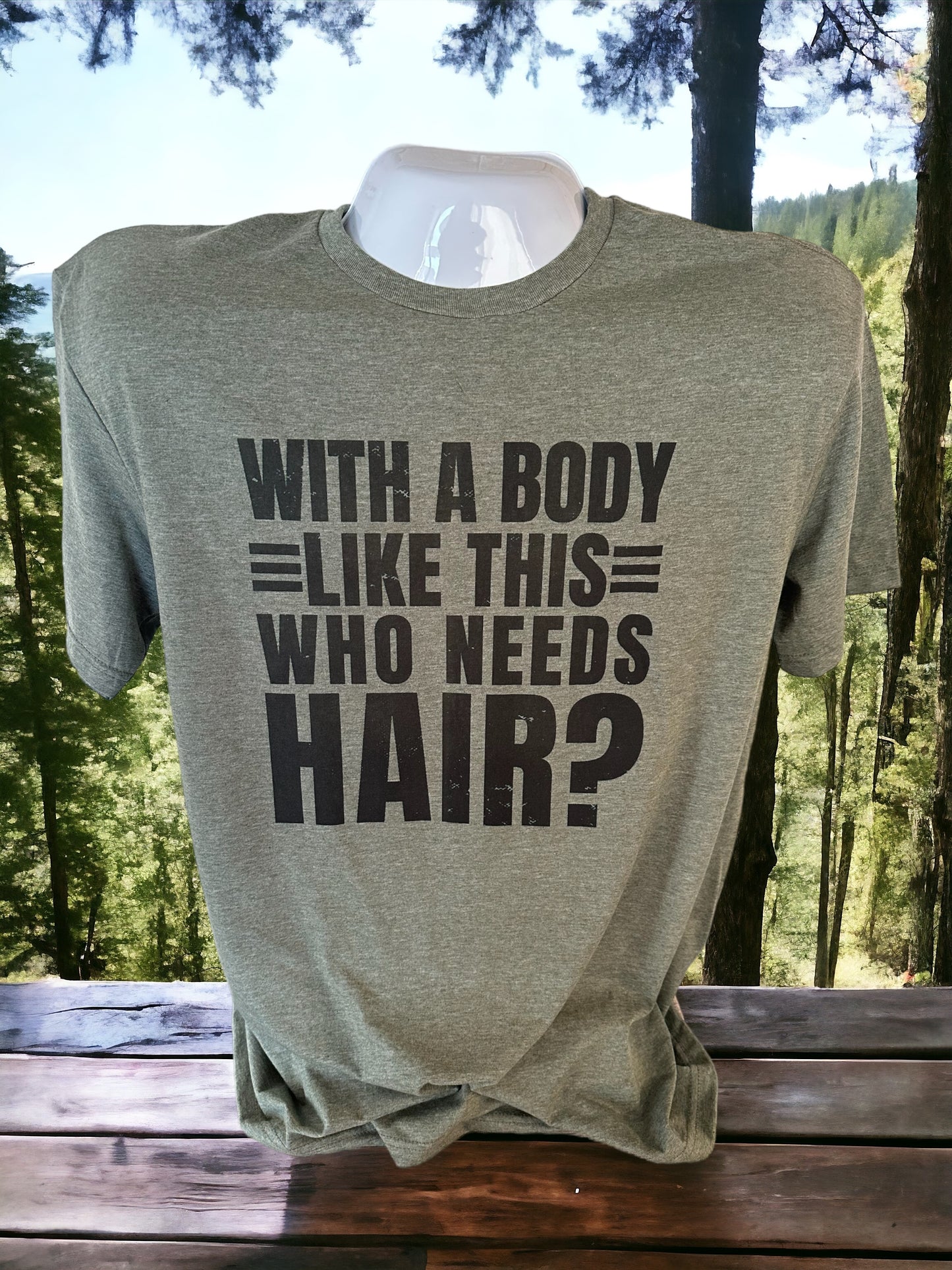 Who Needs Hair T-Shirt