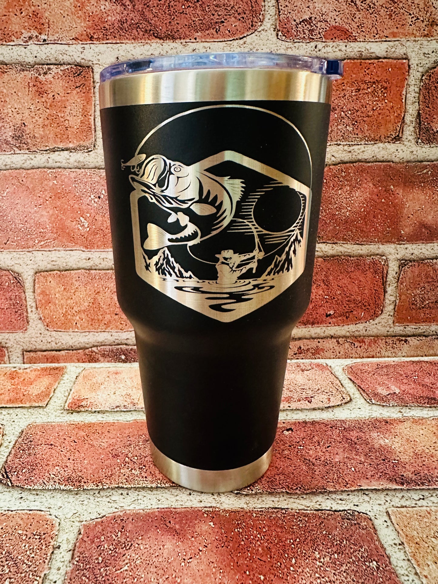 30oz Fly Fishing Engraved Tumbler