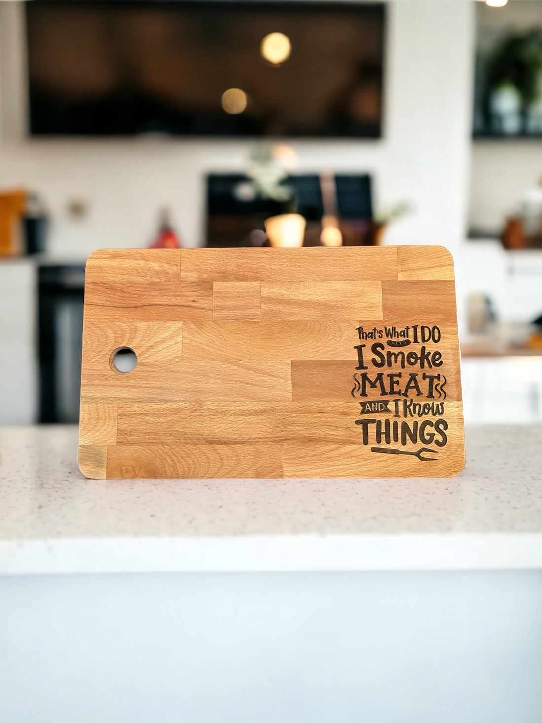 Smoke Meat Cutting Board