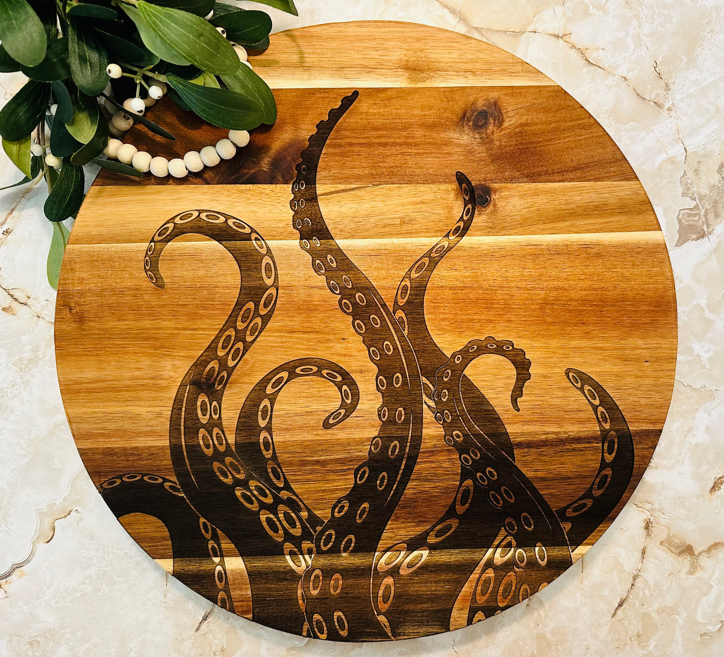 Large Round Octopus Board