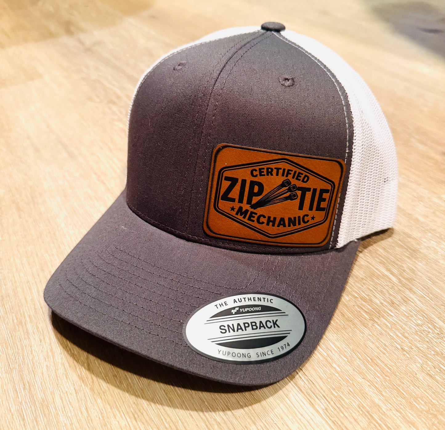 Zip Tie Mechanic Hat