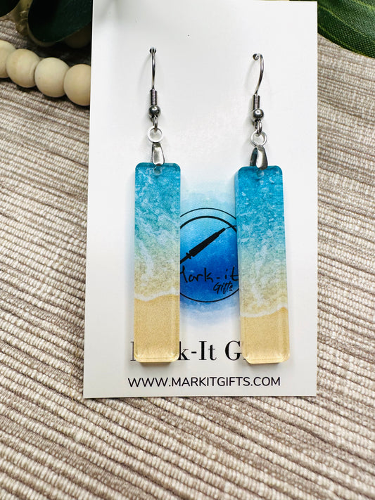 At The Beach Bar Earrings (Acrylic)