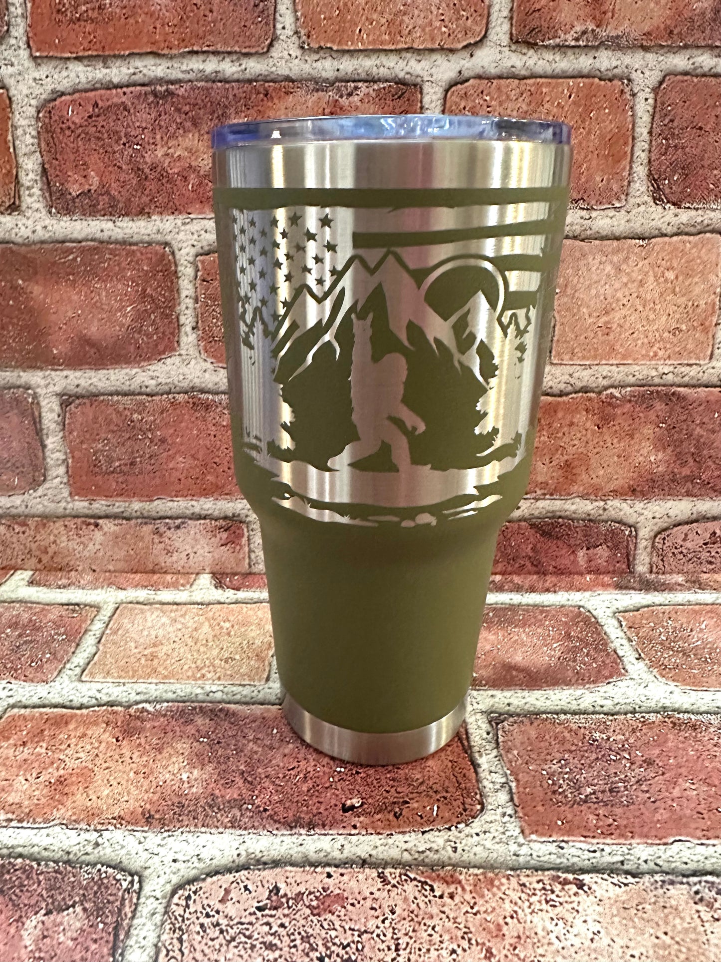 30oz Engraved Sasquatch Tumbler