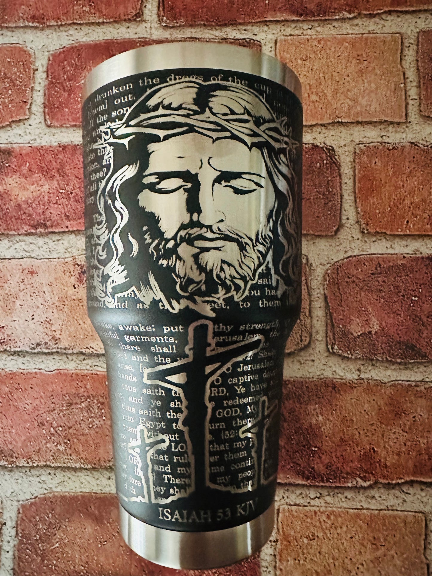 30oz Isaiah 53 Engraved Tumbler