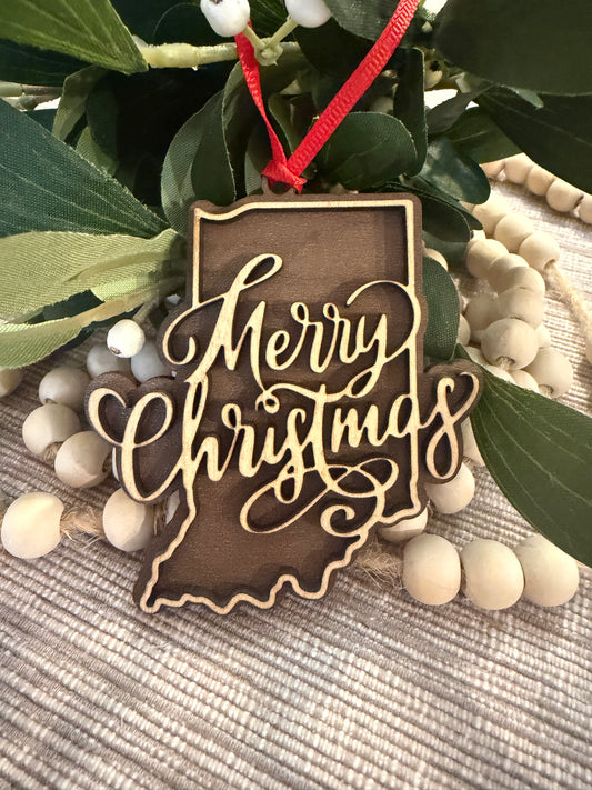 New Indiana Ornament