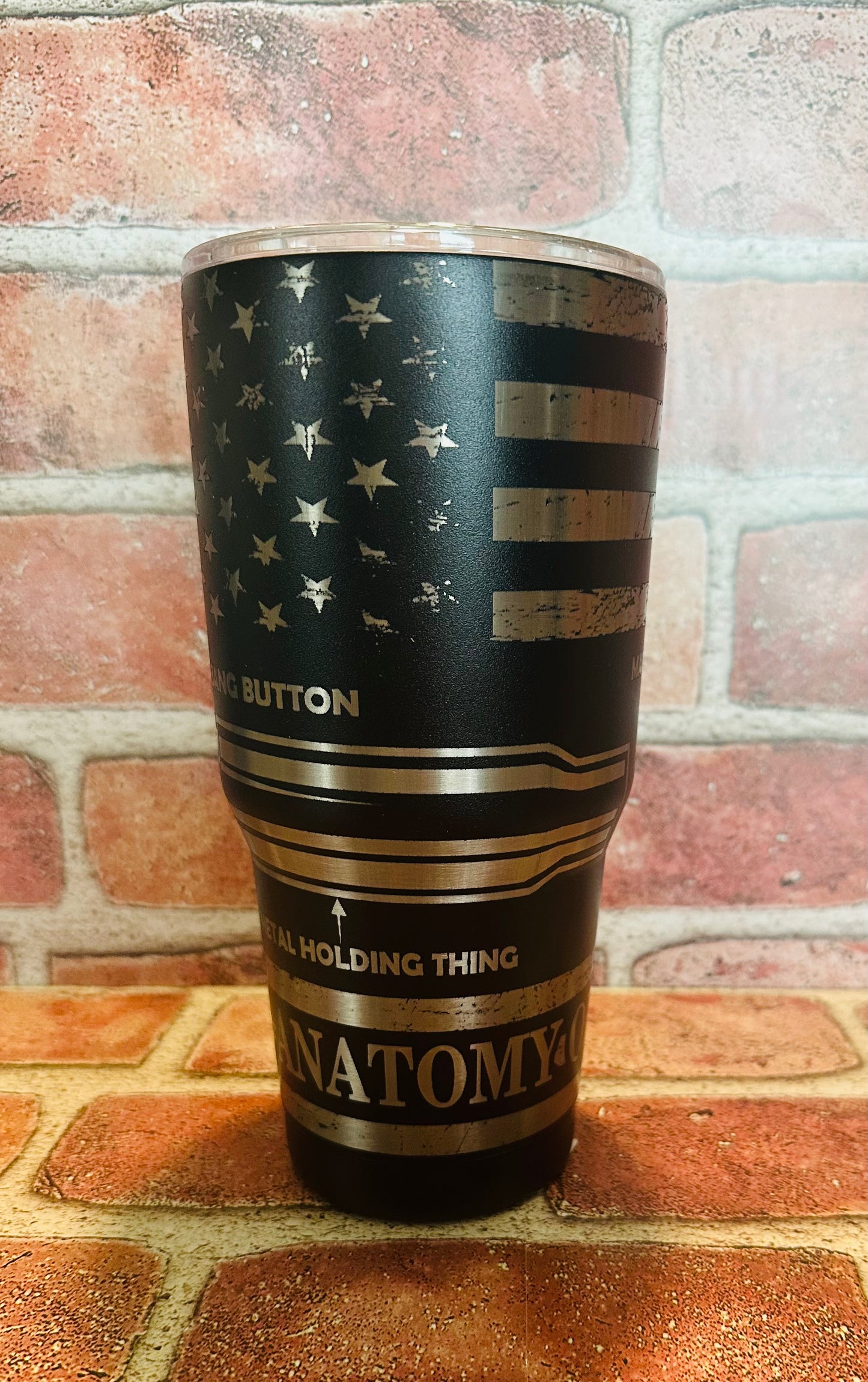 30oz Anatomy Of A Pew Engraved Tumbler