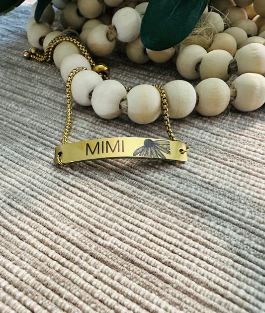 Mimi Sunflower Bracelet (Curved)