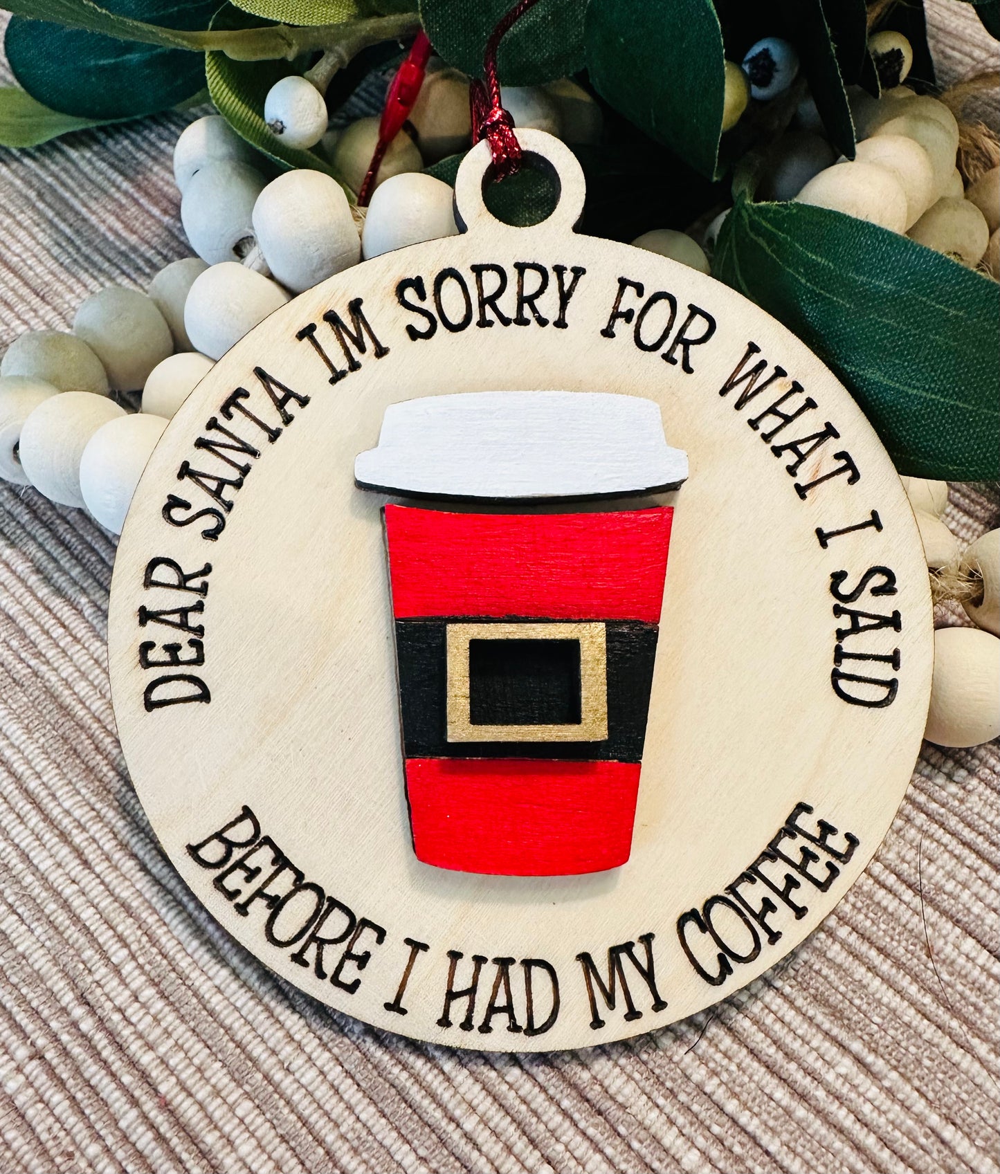 Before I Had My Coffee Ornament