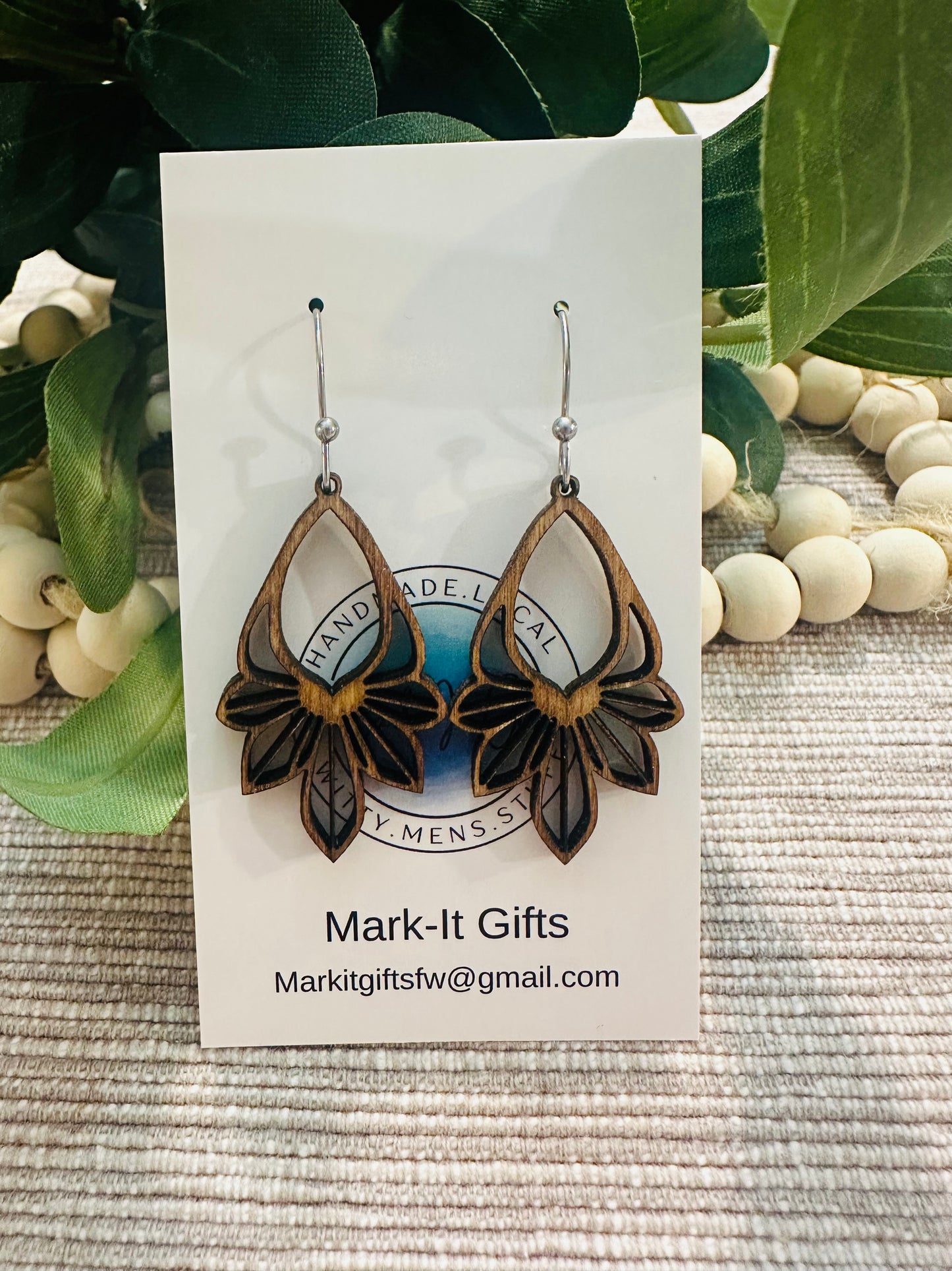 Lotus Drop Earrings