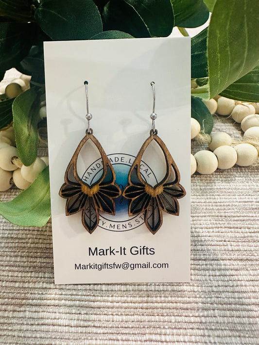 Lotus Drop Earrings