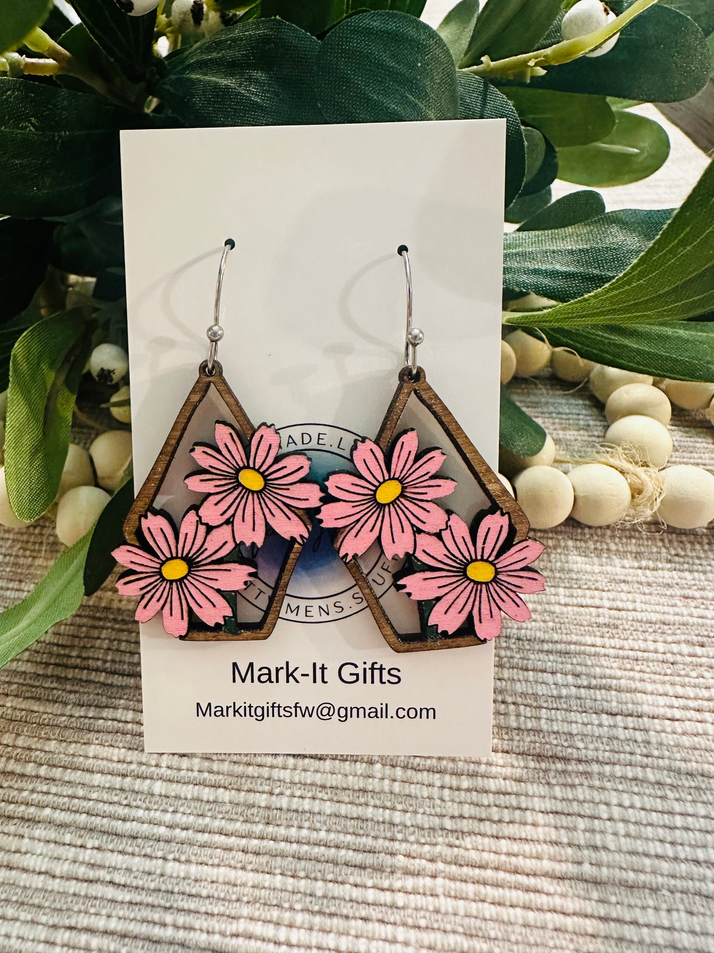 Pink Cosmo Earrings