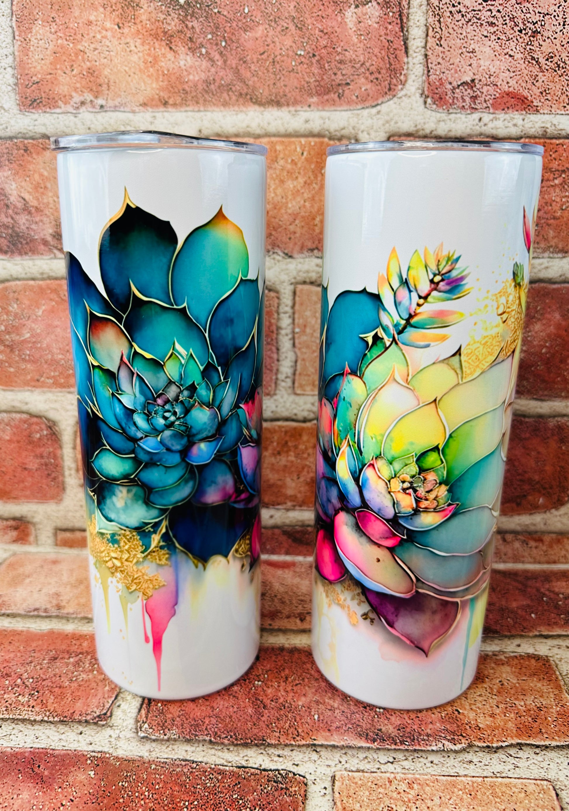 succulent tumbler Succulents Tumbler