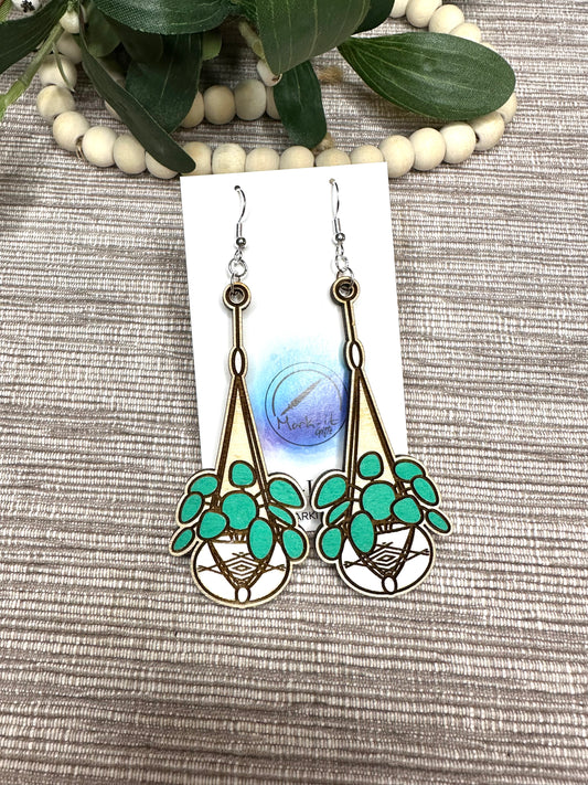 Hanging Plant Earrings