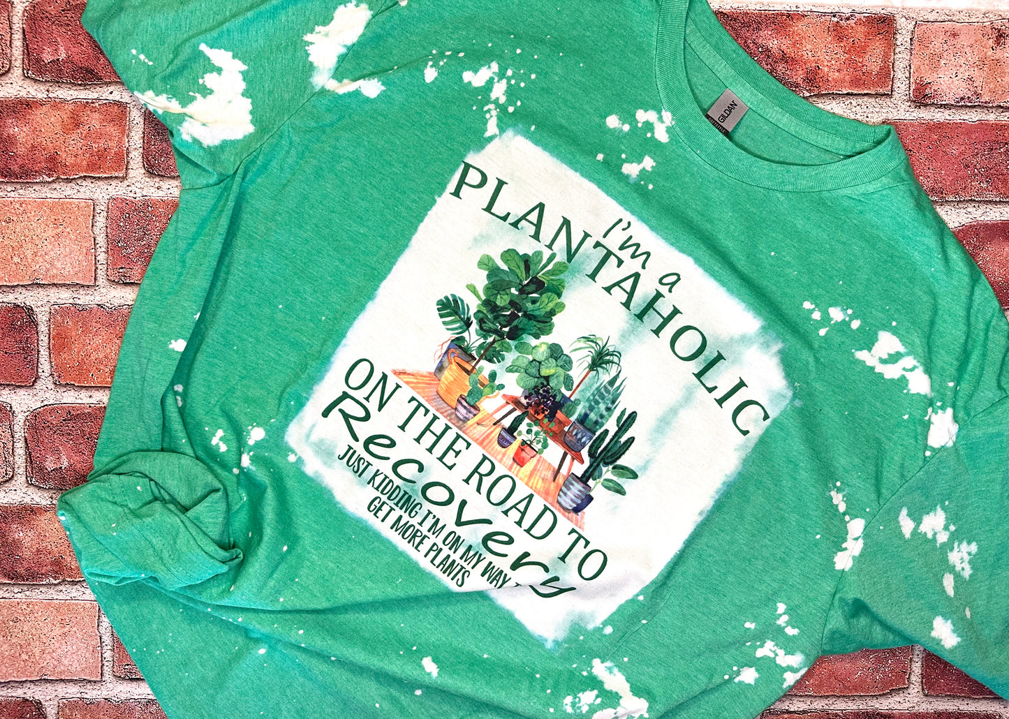 Bleached  Plantaholic T-Shirt