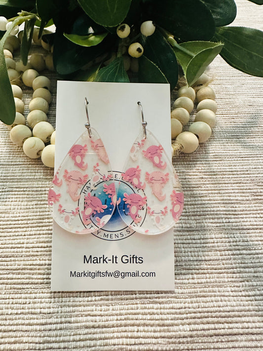 Axolotl Earrings