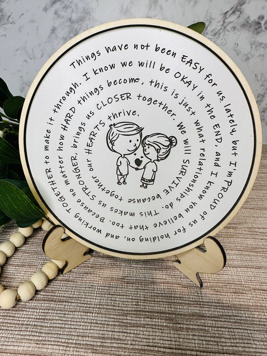 Couple’s Poem Sign