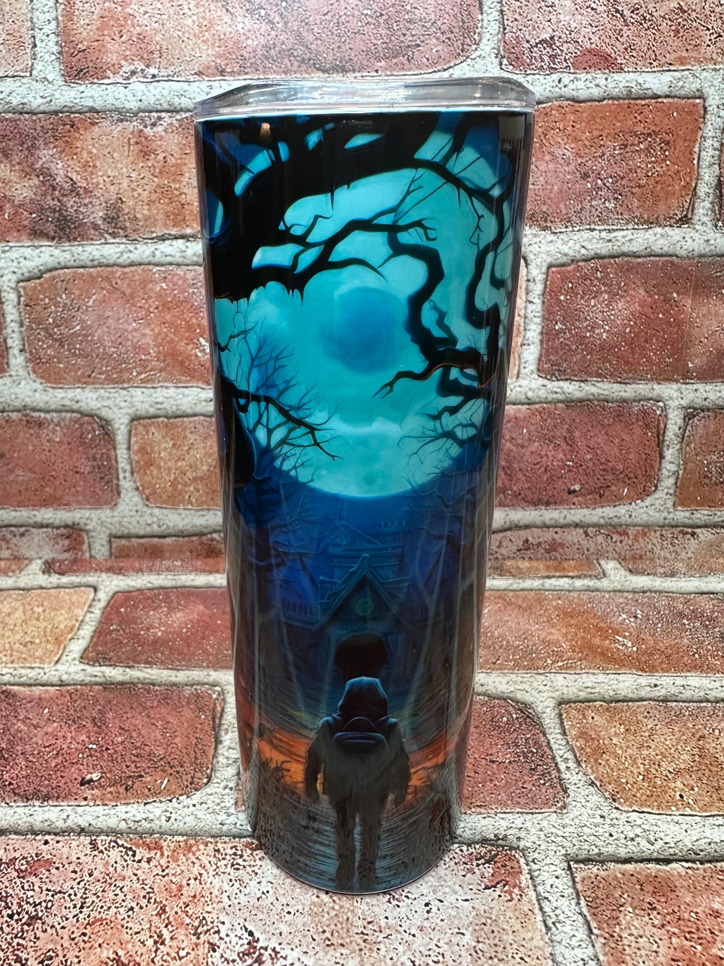 Halloween Boy Haunted House Tumbler