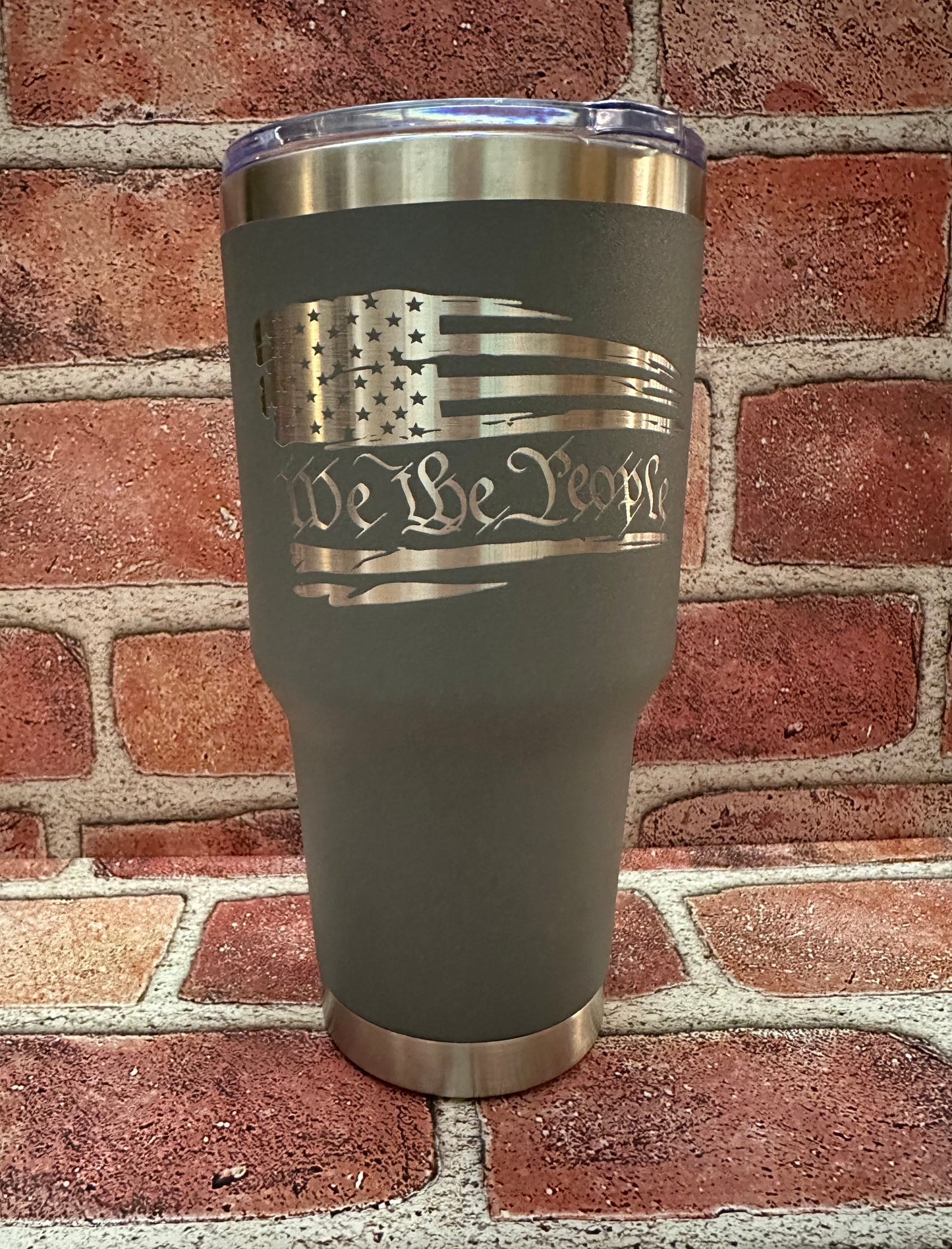 30oz We The People Engraved Tumbler