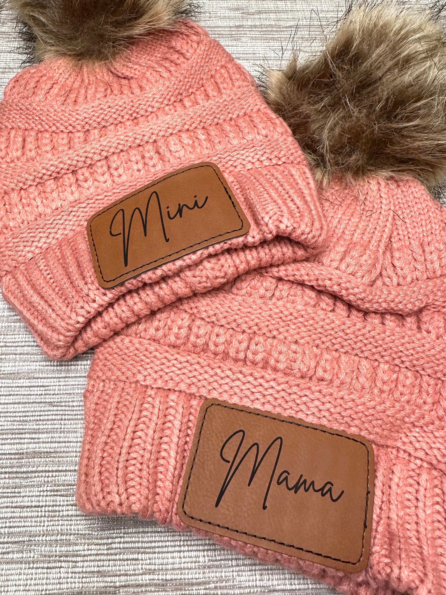 Mama & Mini Pom Hat