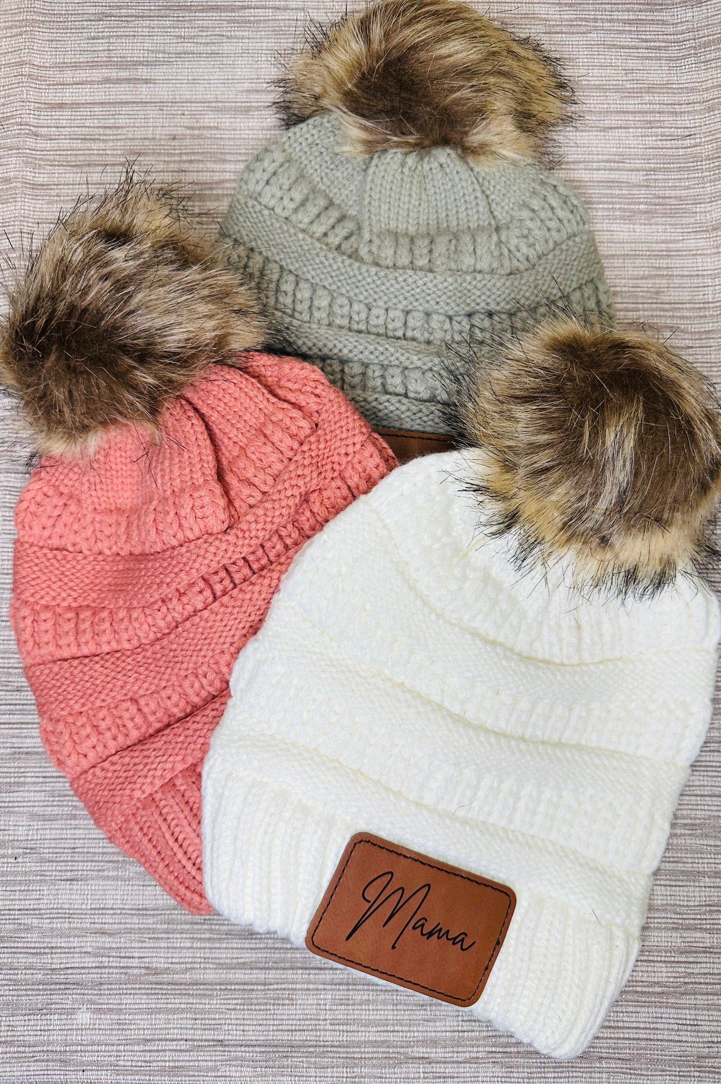 Mama & Mini Pom Hat