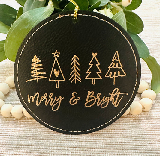 Merry and Bright Ornament