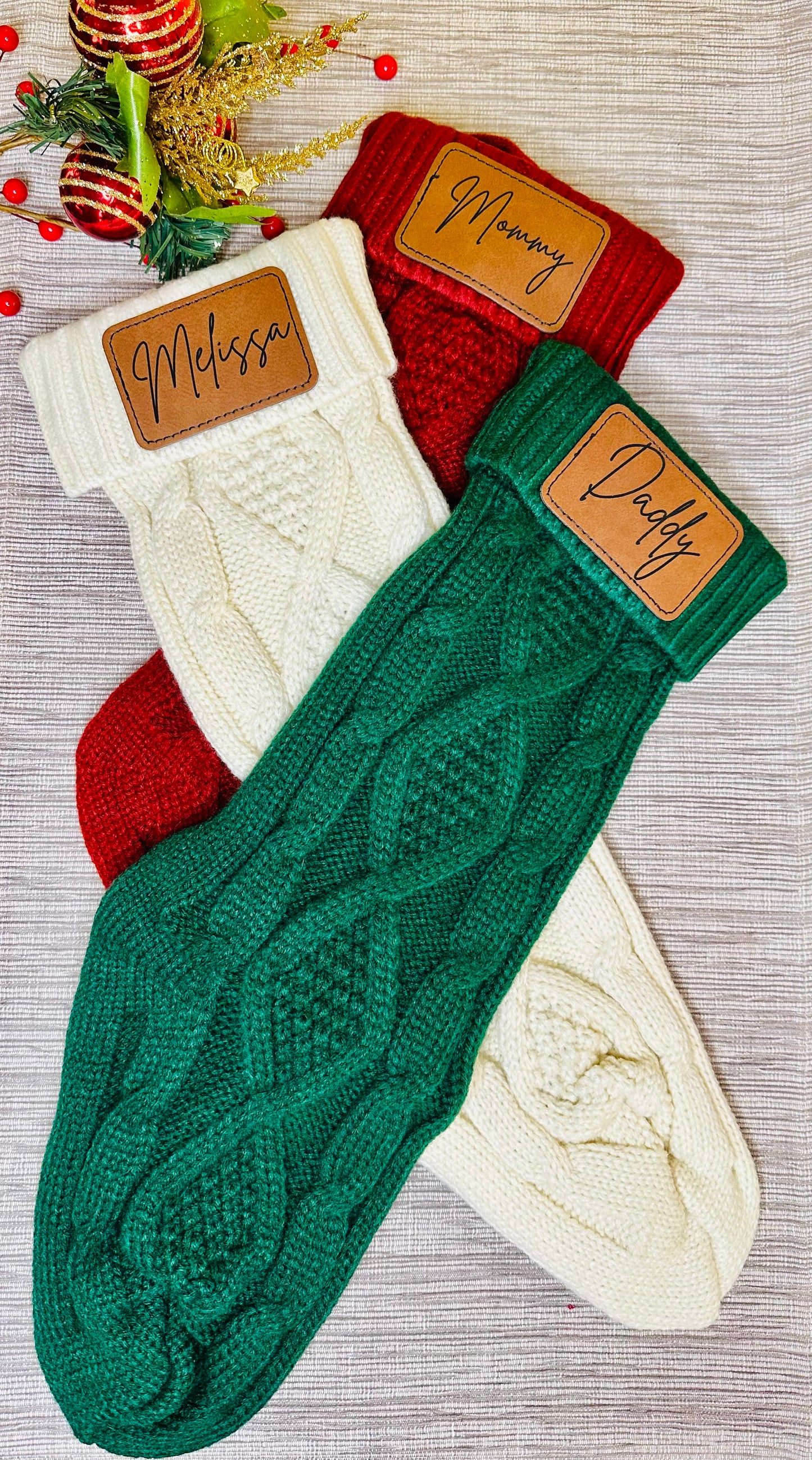 Customized Christmas Stockings