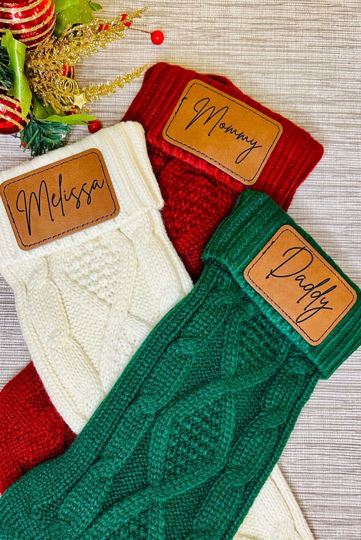 Customized Christmas Stockings