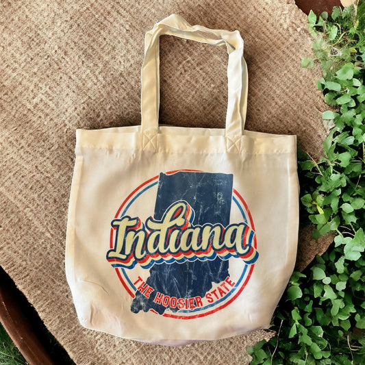 Indiana Retro Tote Bag