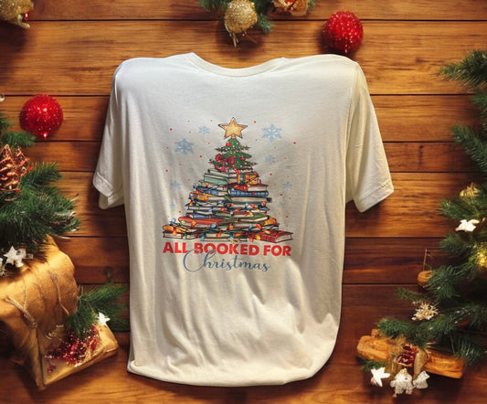 All Booked For Christmas T-Shirt