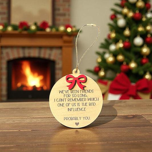 Bad Influence Friends Ornaments