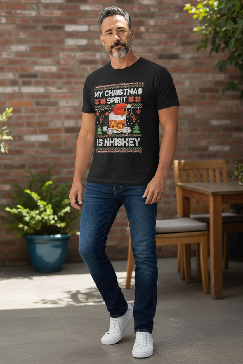 Christmas Spirit Is Whiskey T-Shirt