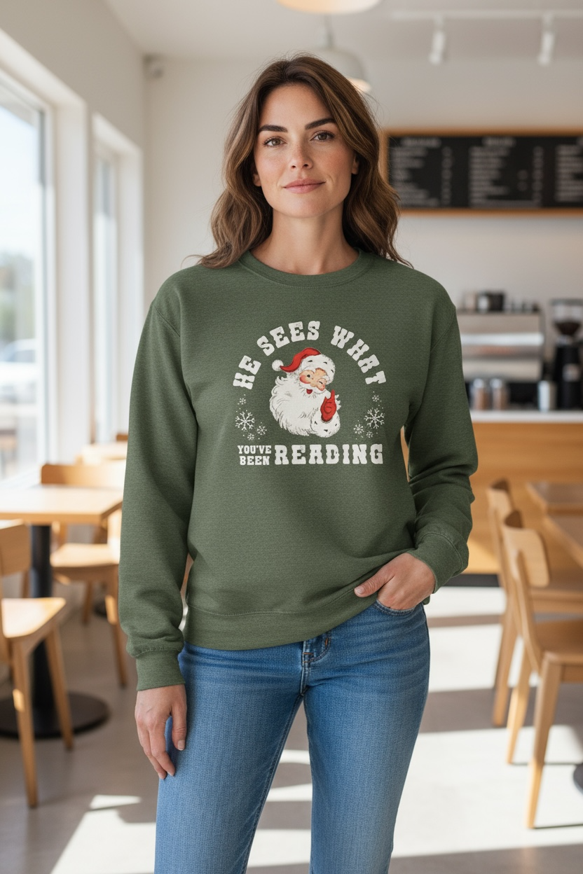 Sees What You Read Sweatshirt