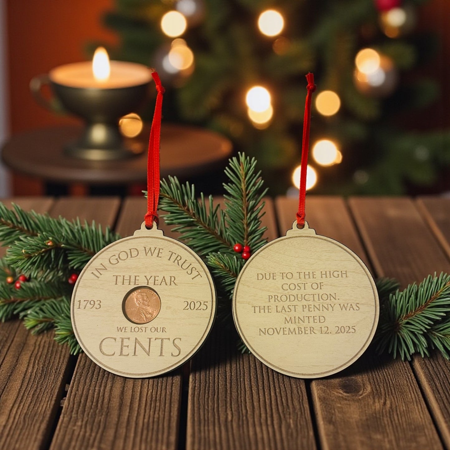 Lost Penny Ornament