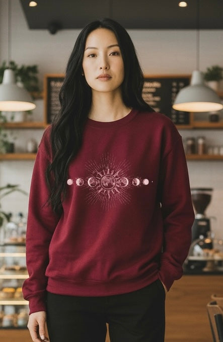 Moon Phases Sweatshirt