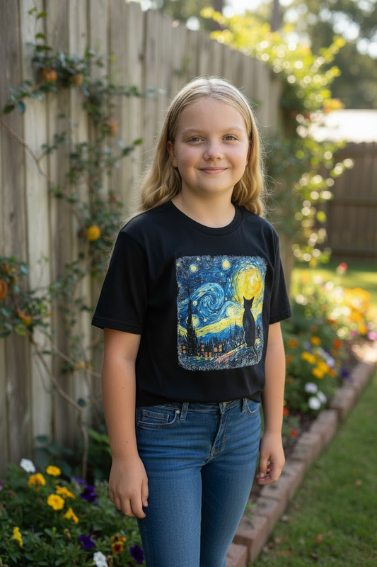 Starry Cat T-Shirt