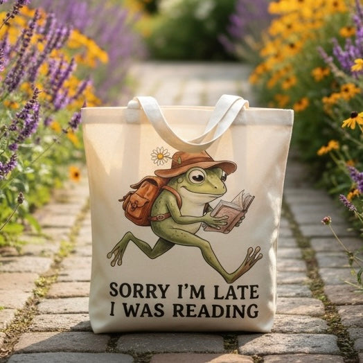 Sorry I was Reading Tote