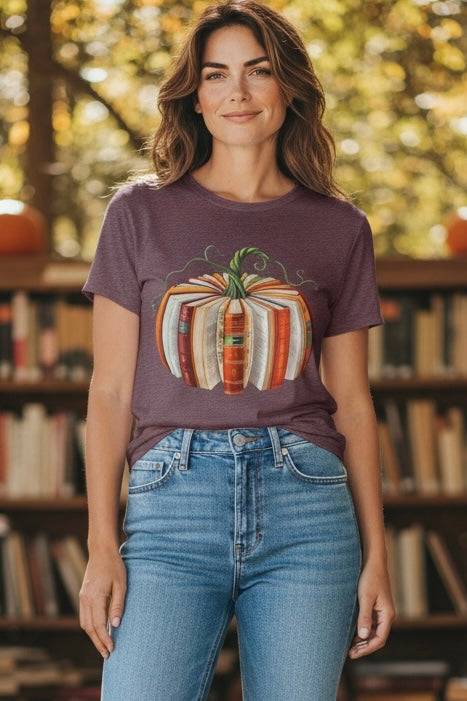 Book Pumpkin T-Shirt
